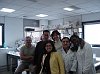 Alessia Sardo in laboratorio con il Dr Falson